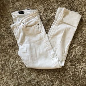 AG The Stevie Cuff White Jean - Size 30